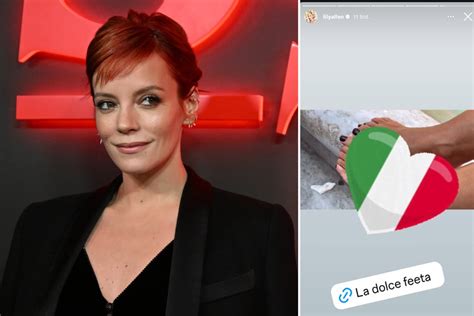 onlyfans füße|Popstar Lily Allen verkauft Fußfotos bei OnlyFans